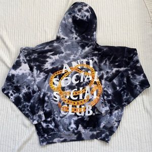 ANTI SOCIAL SOCIAL CLUB SZ L tie dye HOODIE FW20